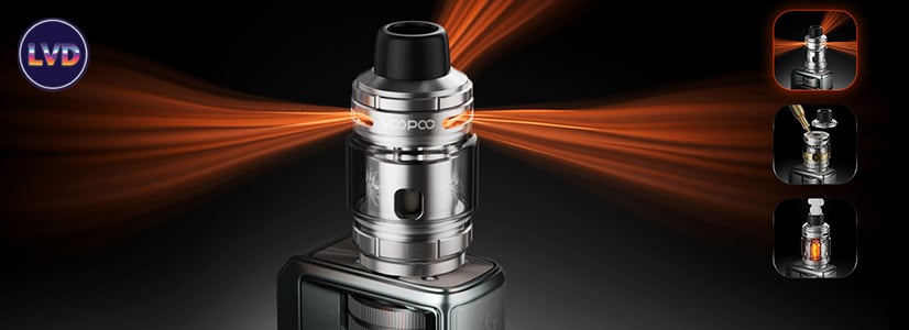 remplissage et aorflow du UForce X II Voopoo